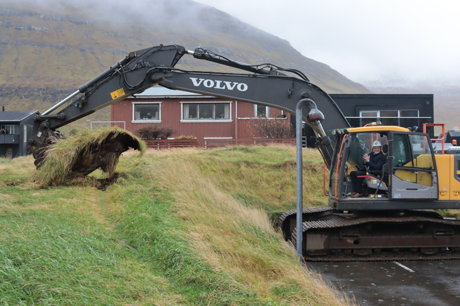 Landsstýrismaðurin setti grabban í