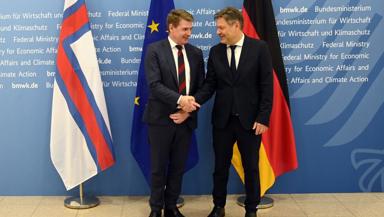 PM Johannesen meets German Vice Chancellor Robert Habeck