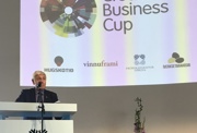 Poul Michelsen, landsstýrismaður, setti Føroyska Creative Business Cup 2018