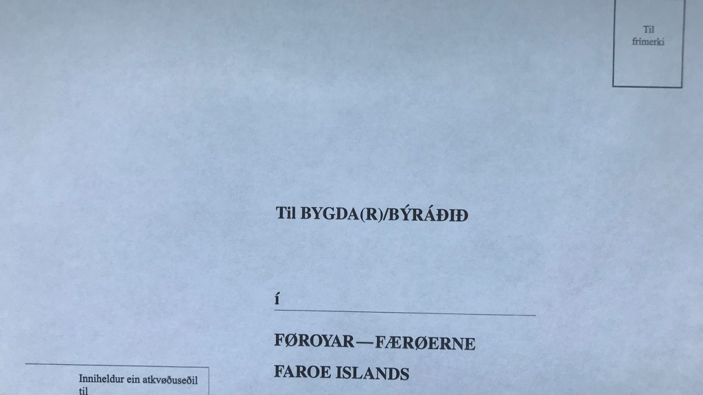 Rætturin til at brævatkvøða til løgtingsvalið 2019