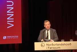 Magnus Rasmussen, landsstýrismaður setti vinnudagin 2021