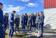Løgmaður heilsaði uppá ukrainska U21 landsliðið