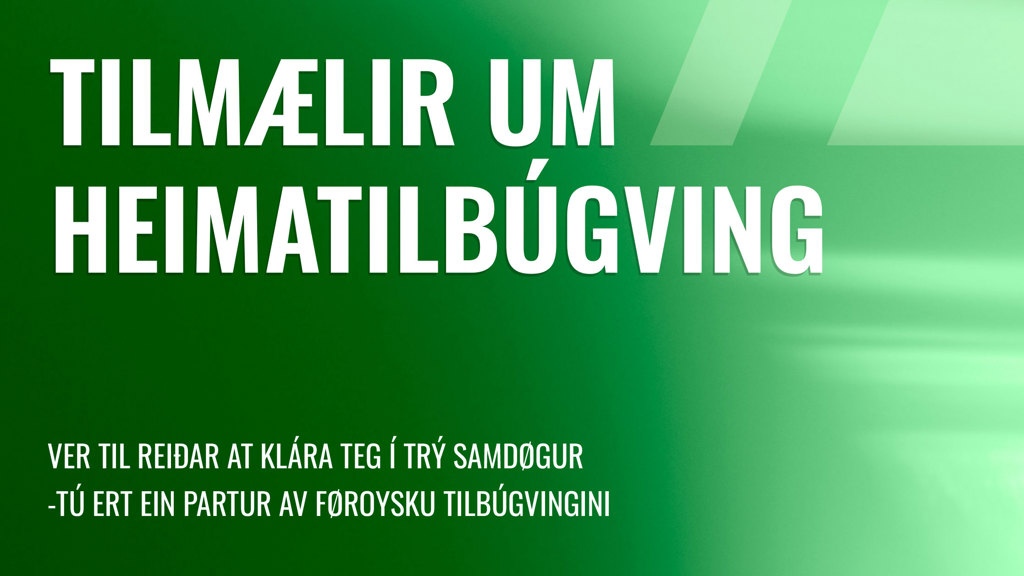 Tilmælir um heimatilbúgving