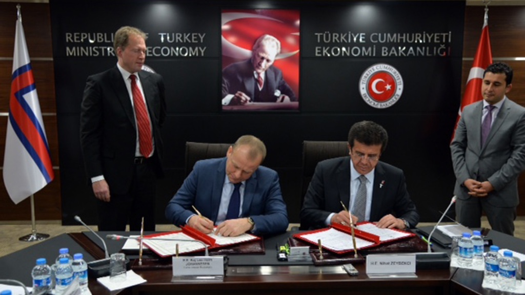 The Faroe Islands and Turkey sign Free Trade Agreement