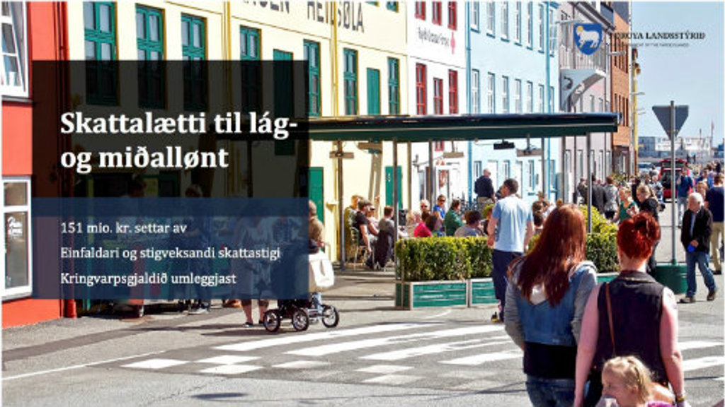 Skattalætti til lág- og miðallønt í 2016