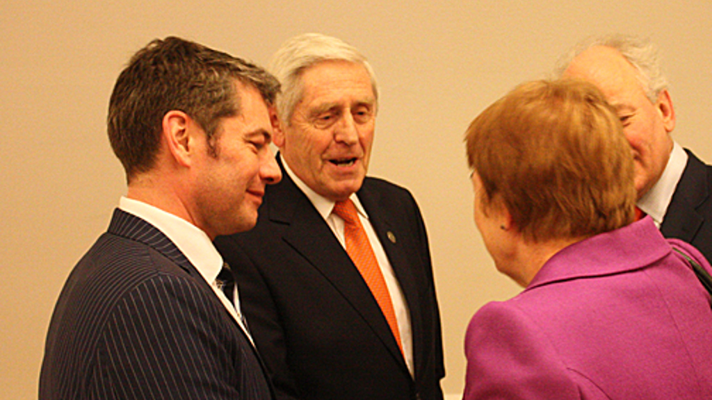 Poul Michelsen, Minister of Foreign Affairs and Trade, hosts reception in Copenhagen