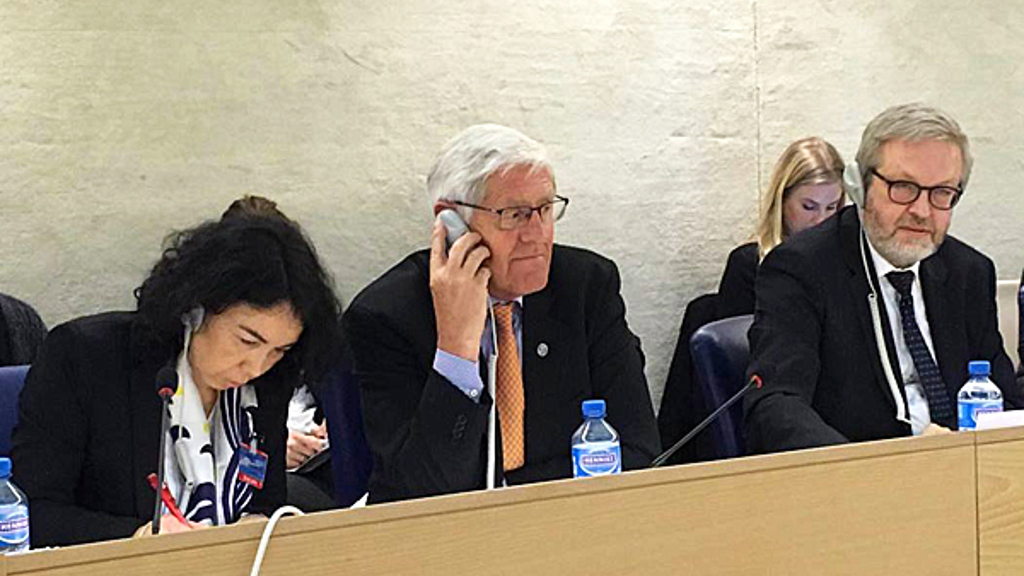UPR hearing in Geneva