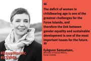 Eyðgunn Samuelsen, Minister of Gender Equality takes part at The UN Commission on the Status of Women (CSW) in New York