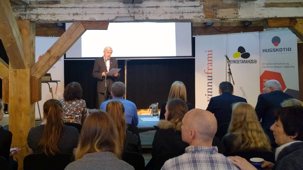 Røða hjá Poul Michelsen, landsstýrismanni, til setanina av Creative Business Cup 2016