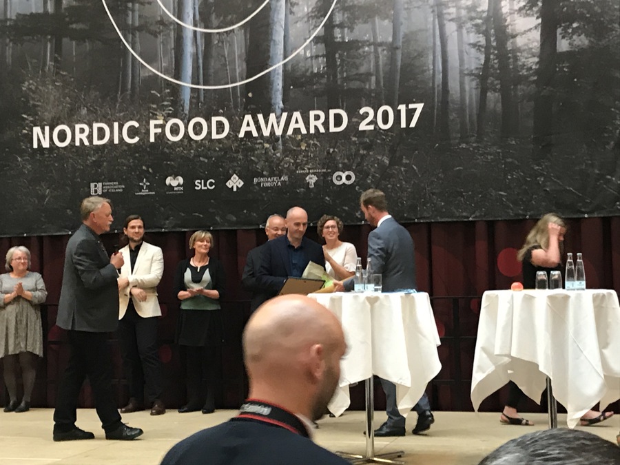 Leif Sørensen fær virðislønina sum norðurlendski mathandverkarin 2017