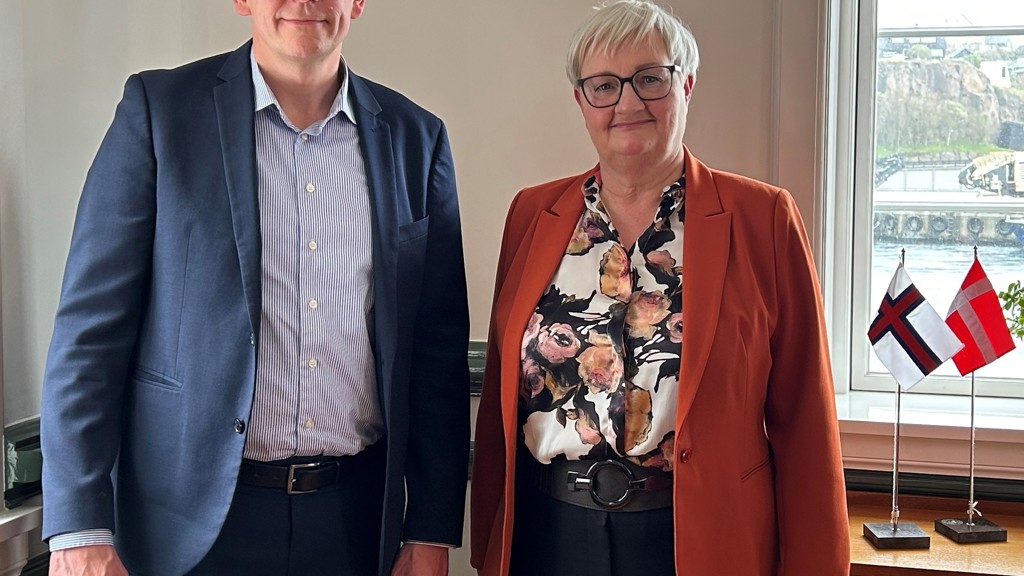 Danski skattamálaráðharrin vitjar Fíggjarmálaráðið