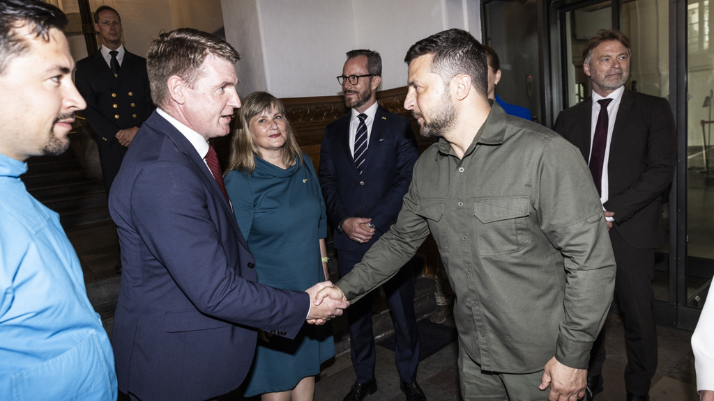 Løgmaður hitt ukrainska forsetan