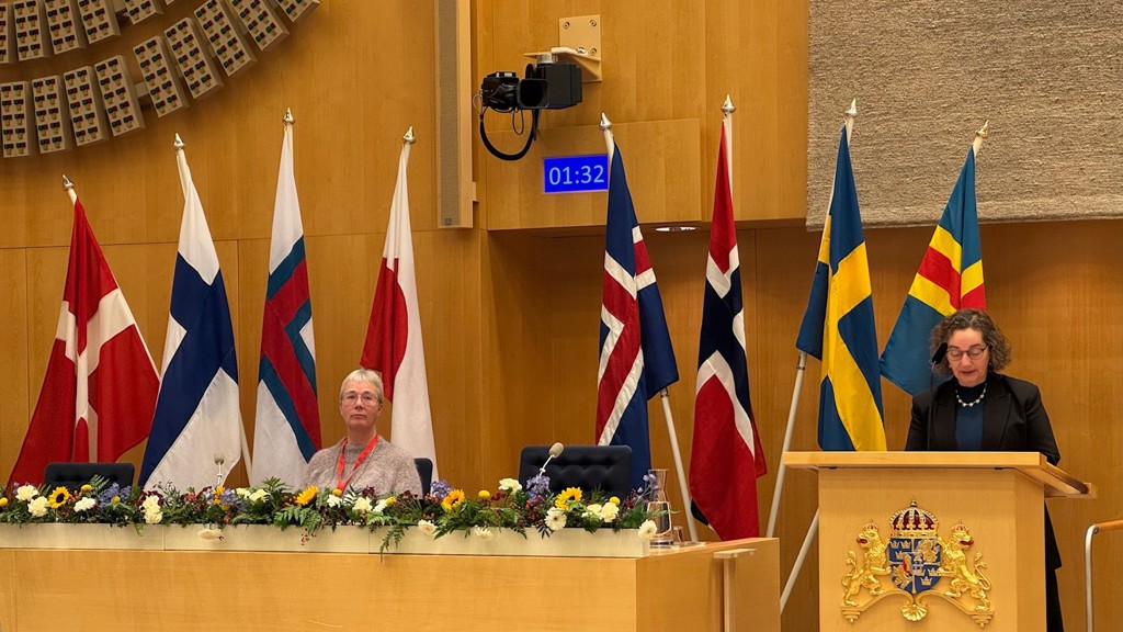 Landsstýriskvinnan á ársfundi Norðurlandaráðsins