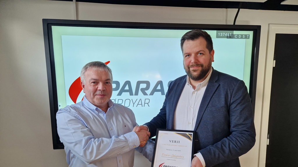 Eirikur í Jákupsstovu verji fyri Parasport Føroyar