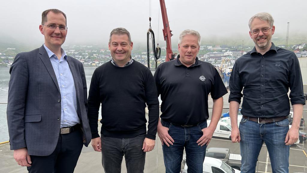 Dennis Holm, landsstýrismaður, vitjaði á Havsbrún